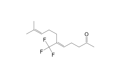 5,9-Undecadien-2-one, 10-methyl-6-(trifluoromethyl)-, (E)-