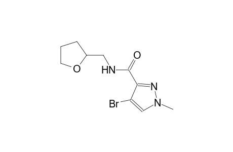 4-bromo-1-methyl-N-(tetrahydro-2-furanylmethyl)-1H-pyrazole-3-carboxamide