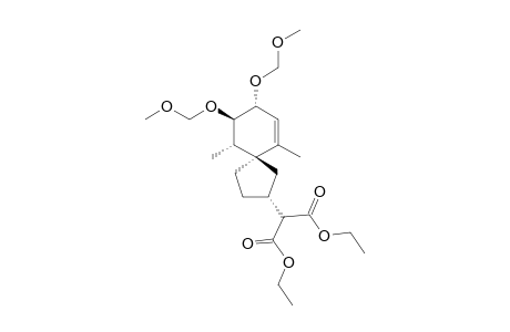 Diethyl (2R,5S,8R,9R,10S)-8,9-Bis(methoxymethoxy)-6,10-dimethyl-spiro[4.5]dec-6-en-2-yl malonate