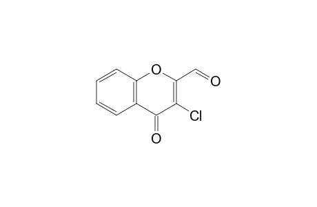 3-Chloranyl-4-oxidanylidene-chromene-2-carbaldehyde