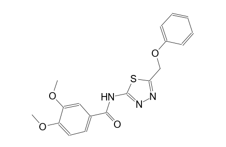 3,4-dimethoxy-N-[5-(phenoxymethyl)-1,3,4-thiadiazol-2-yl]benzamide