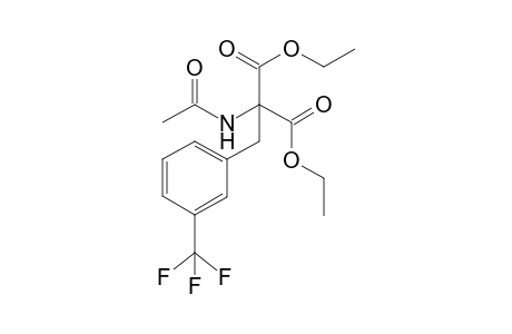 Diethyl .alpha.-acetamodo-.alpha.-(3-trifluoromethylbenzyl)malonate