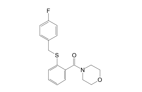 [2-(4-Fluorobenzylsulfanyl)phenyl](morpholin-4-yl)methanone
