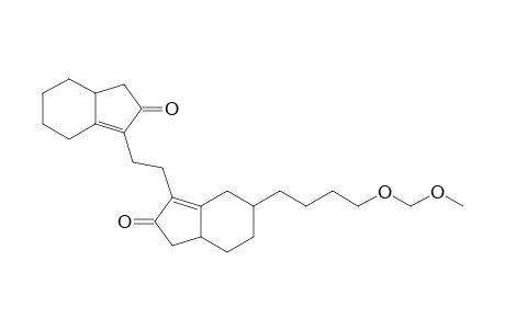 5-(4-Methoxymethoxybutyl)-3-[2-(2-oxo-3,3a,4,5,6,7-hexahydro-2H-inden-1-yl)ethyl]-1,4,5,6,7,7a-hexahydroinden-2-one
