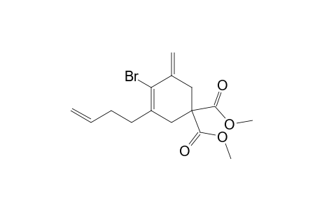 4-Bromo-3-but-3-enyl-5-methylene-cyclohex-3-ene-1,1-dicarboxylic acid dimethyl ester