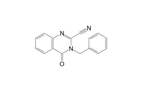 3-Benzyl-4-keto-quinazoline-2-carbonitrile