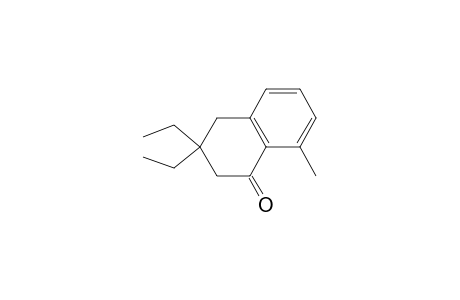 1(2H)-Naphthalenone, 3,3-diethyl-3,4-dihydro-8-methyl-