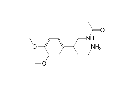 N-[4-amino-2-(3,4-dimethoxyphenyl)butyl]acetamide