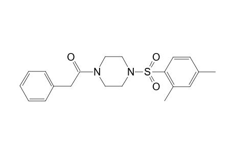 1-[4-(2,4-dimethylphenyl)sulfonyl-1-piperazinyl]-2-phenylethanone