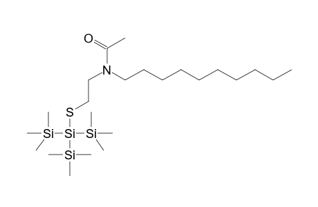 N-Acetyl-N-decyl-N-{2-[tris(trimethylsilyl)silylthio]ethyl} amine