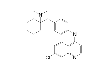 7-Chloro-N-(4-([1-(dimethylamino)cyclohexyl]methyl)phenyl)-4-quinolinamine