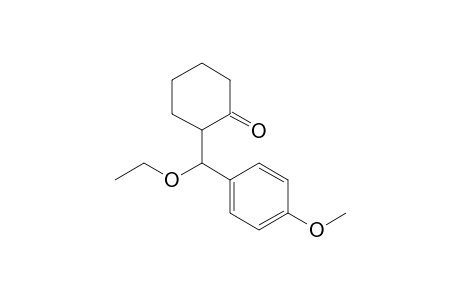 2-[Ethoxy(4-methoxyphenyl)methyl]cyclohexanone