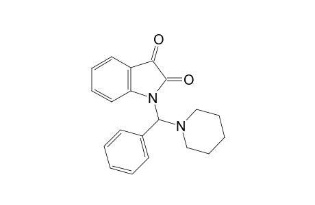 1-(Piperidin-1-ylbenzyl)indolin-2,3-dione