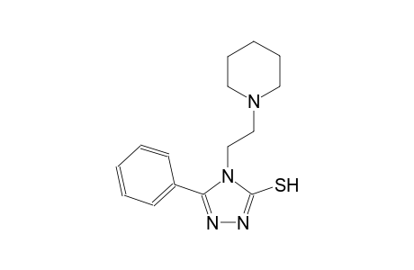 4H-1,2,4-triazole-3-thiol, 5-phenyl-4-[2-(1-piperidinyl)ethyl]-
