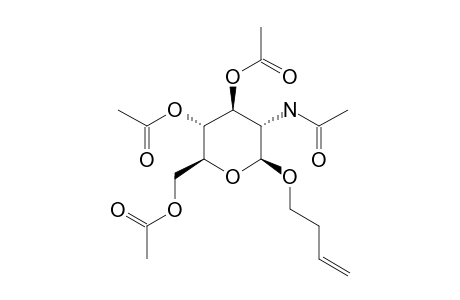 BUT-3'-ENYL-3,4,6-TRI-O-ACETYL-2-ACETYLAMINO-2-DEOXY-BETA-D-GLUCOSIDE