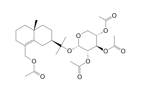 15-HYDROXY-R-EUDESMOL-11-A-XYLOPYRANOSIDE-15,2',3',4'-TETRAACETATE