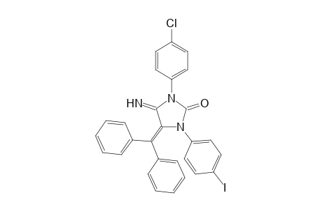 1-(4-Chlorophenyl)-4-(diphenylmethylene)-5-imino-3-(4-iodophenyl)imidazolidin-2-one