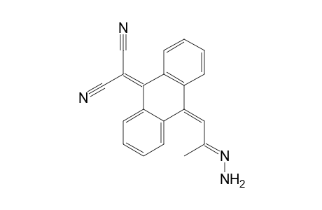 (10-Dicyanomethylene-9,10-dihydroanthracene-9-ylidene)-isopropylidene hydrazine
