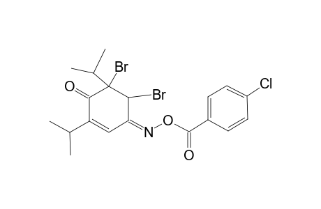 Benzoic acid, 4-chloro-, (4,5-dibromo-1,5-diisopropyl-6-oxo-3-cyclohexenyliden)amino ester