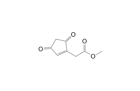 2-(3,5-diketocyclopenten-1-yl)acetic acid methyl ester