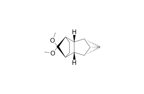(1.alpha.,,2.alpha.,3.alpha.,3a.beta.,4.beta.,7.beta.,7a.beta.)-2,3,3a,4,5,6,7,7a-octahydro-8,8-dimethoxy-4,7-methano-1,2,3-metheno-1H-indene
