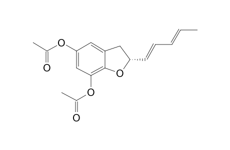 Asperfuran, diacetate