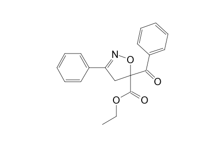 5-Benzoyl-3-phenyl-4,5-dihydroisoxazole-5-carboxylic acid ethyl ester