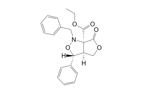 (3R,3aS,6aS)-Tetrahydro-6a-(ethoxycarbonyl)-3-phenyl-1-(phenylmethyl)-1H,6H-furo[3,4-c]isoxazol-6-one