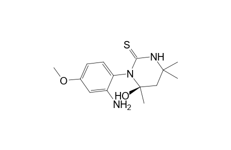 1-(2'-Amino-4'-methoxyphenyl)-6-hydroy-4,4,6-trimethyl-1,4,5,6-tetrahydropyrimidine-2(3H)-thione