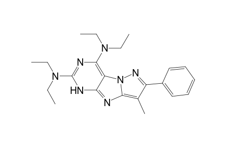 8-Methyl-7-phenyl-2,4,bis-N-diethylaminoimidazo[1,2-f]purine