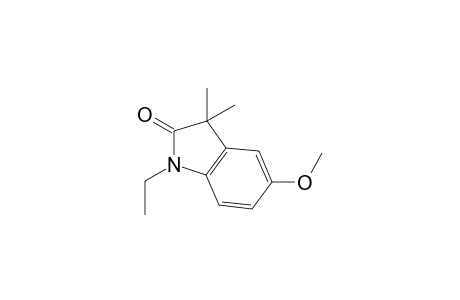 1-ethyl-5-methoxy-3,3-dimethyl-indolin-2-one