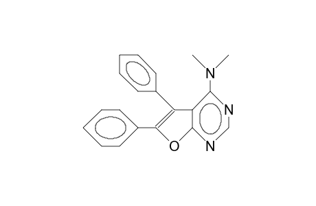 5,6-Diphenyl-N,N-dimethyl-furo(2,3-)dipyrimidin-4-amine