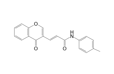 (E)-N-(p-Tolyl)-4-oxo-4H-chromen-3-acrylamide
