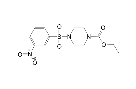 1-piperazinecarboxylic acid, 4-[(3-nitrophenyl)sulfonyl]-, ethyl ester