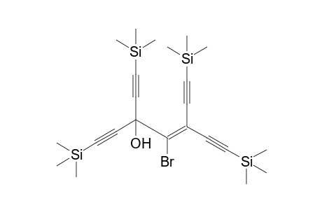 4-Bromo-1,7-bis(trimethylsilyl)-3,5-bis[(trimethylsilyl)ethynyl]hept-4-ene-1,6-diyn-3-ol