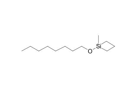 1-Methyl-1-N-octyloxy-1-silacyclobutane