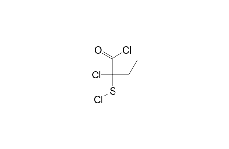 Butanoyl chloride, 2-chloro-2-(chlorothio)-