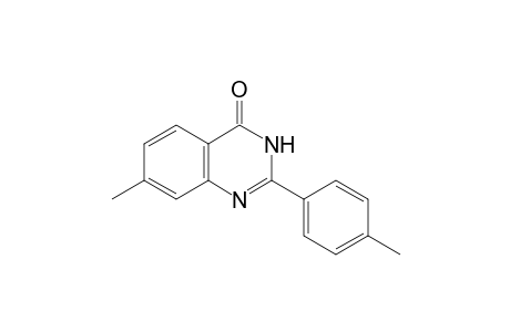 7-Methyl-2-(p-tolyl)quinazolin-4(3H)-one