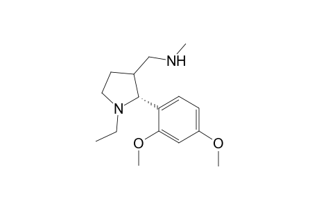 1H-Pyrrole-3-methanamine, 2-(2,4-dimethoxyphenyl)-1-ethyltetrahydro-N-methyl-