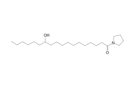 Pyrrolidine, 1-(12-hydroxy-1-oxooctadecyl)-