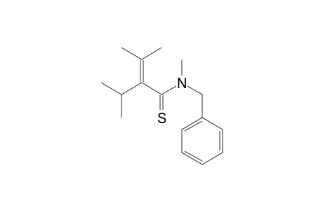 (+-)-(E)-2-Isopropyl-3-methyl-2-butenoic acid N-benzyl-N-methylthiomide