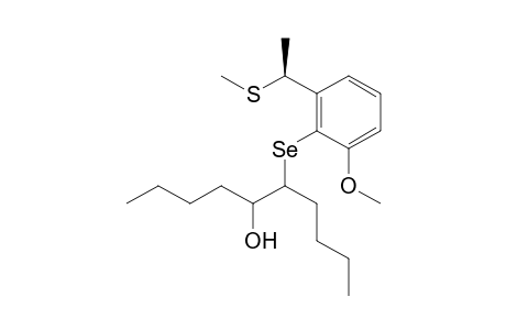 6-[2-methoxy-6-[(1S)-1-methylsulfanylethyl]phenyl]selanyldecan-5-ol