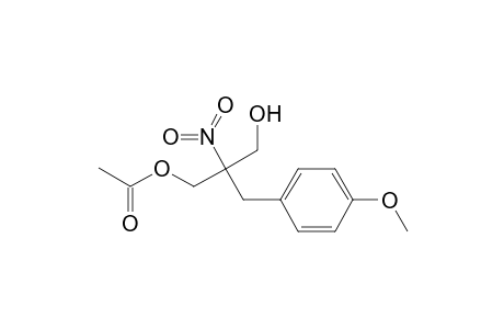 Acetic acid 2-hydroxymethyl-3-(4-methoxy-phenyl)-2-nitro-propyl ester