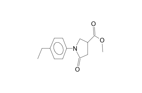 methyl 1-(4-ethylphenyl)-5-oxo-3-pyrrolidinecarboxylate