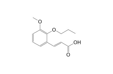(2E)-3-(3-methoxy-2-propoxyphenyl)-2-propenoic acid