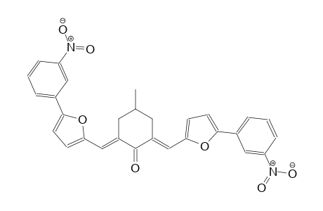 (2E,6E)-4-methyl-2,6-bis{[5-(3-nitrophenyl)-2-furyl]methylene}cyclohexanone