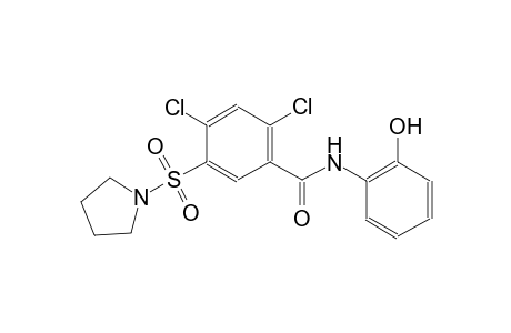 benzamide, 2,4-dichloro-N-(2-hydroxyphenyl)-5-(1-pyrrolidinylsulfonyl)-