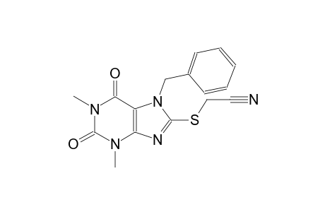 acetonitrile, [[2,3,6,7-tetrahydro-1,3-dimethyl-2,6-dioxo-7-(phenylmethyl)-1H-purin-8-yl]thio]-