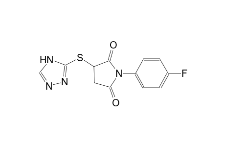 1-(4-fluorophenyl)-3-(4H-1,2,4-triazol-3-ylsulfanyl)-2,5-pyrrolidinedione