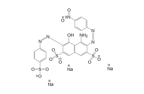 2,7-Naphthalenedisulfonic acid, 4-amino-5-hydroxy-3-[(4-nitrophenyl)azo]-6-[(4-sulfophenyl)azo]-, trisodium salt
